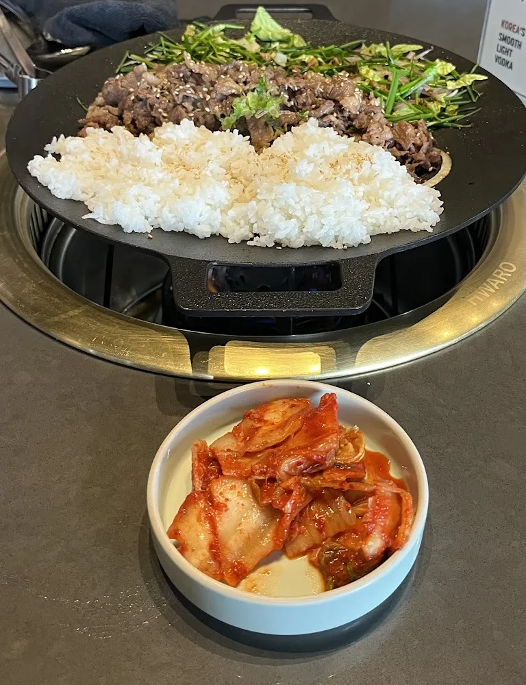 Kimchi in Front of One Pan Special